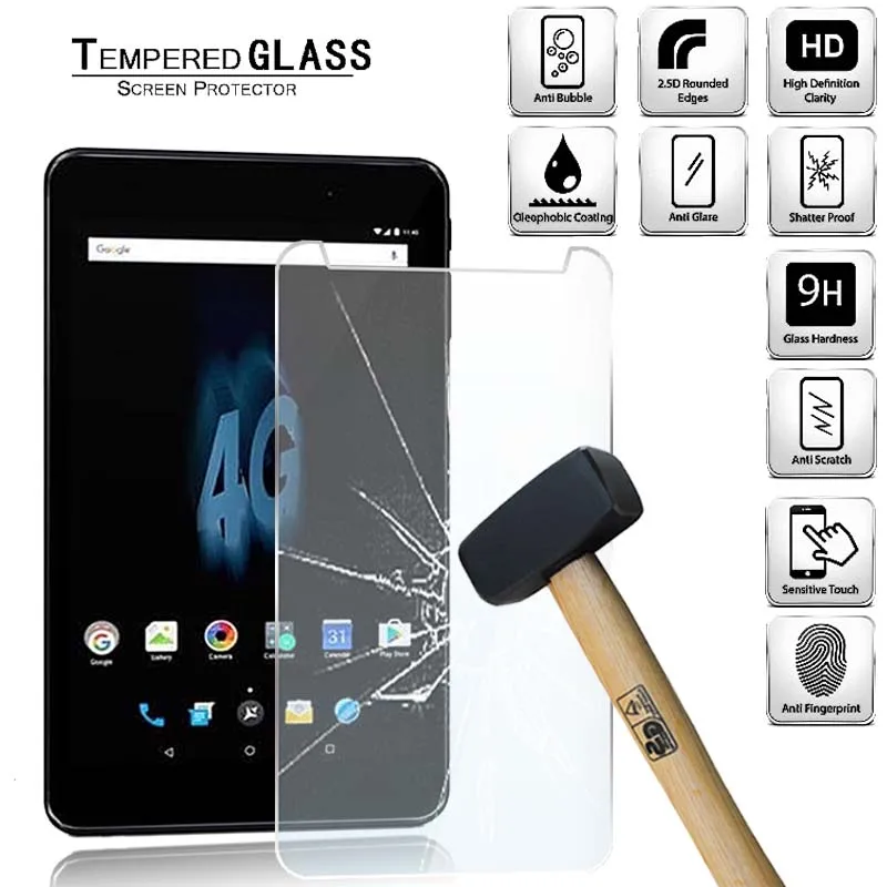 Tablet Tempered Glass Screen Protector Cover for Allview Viva H802 LTE 9H Explosion-Proof Tempered Protector Film
Tablet Tempered Glass Screen Protector Cover for Allview Viva H802 LTE 9H Explosion-Proof Tempered Protector Film