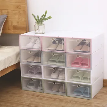 6PCS/Set Thickened flip shoes transparent Drawer Case Plastic Shoe Boxes Stackable Box storage shoe box storage organizer
6PCS/Set Thickened flip shoes transparent Drawer Case Plastic Shoe Boxes Stackable Box storage shoe box storage organizer