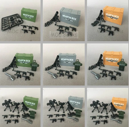 MOC Bricks DIY Weapon Box tool utensil backpack shovel Gatling Educational Building blocks bricks Dolls figure Toys kid gifts
MOC Bricks DIY Weapon Box tool utensil backpack shovel Gatling Educational Building blocks bricks Dolls figure Toys kid gifts