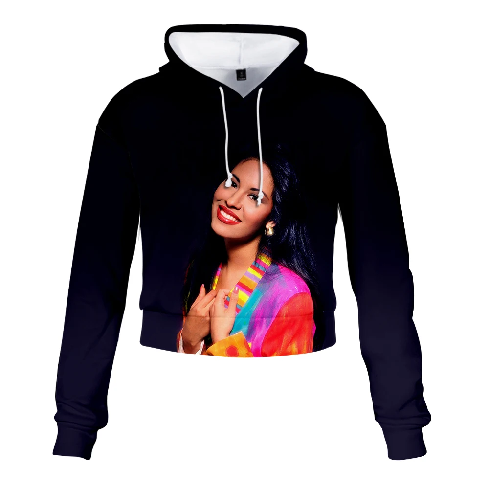80s Singer selena quintanilla 3D Harajuku Streetwear Women Pullovers Navel Sweatshirt Cool Lumbar Popular Hoodies Autumn Casual
80s Singer selena quintanilla 3D Harajuku Streetwear Women Pullovers Navel Sweatshirt Cool Lumbar Popular Hoodies Autumn Casual
