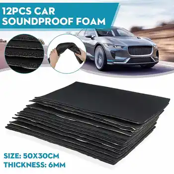 12pcs 6mm Car Soundproof Deadener 50x30cm Anti-noise Sound-absorbing Cotton Heat Sound Insulation Mats
12pcs 6mm Car Soundproof Deadener 50x30cm Anti-noise Sound-absorbing Cotton Heat Sound Insulation Mats
