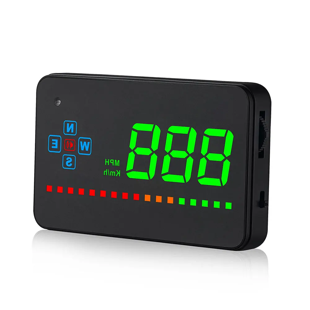 3.5 inch Car HUD Head Up Display Speed Alarm Compass Windshield Projector Speedometer HUD via GPS Satellites
3.5 inch Car HUD Head Up Display Speed Alarm Compass Windshield Projector Speedometer HUD via GPS Satellites