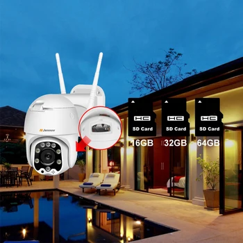 Smart IP Security Camera Durable Support Card Home Surveillance PTZ WiFi 2MP 5X Zoom Outdoor Waterproof Night Vision HD 1080P
Smart IP Security Camera Durable Support Card Home Surveillance PTZ WiFi 2MP 5X Zoom Outdoor Waterproof Night Vision HD 1080P