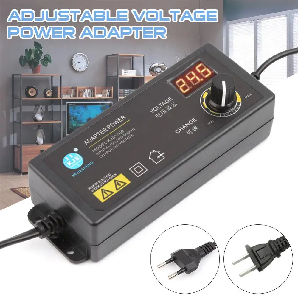 Adjustable AC To DC 3V-12V 3V-24V 9V-24V Universal Adapter With Display Screen Voltage Regulated Power Supply Adatpor 3 12 24V
Adjustable AC To DC 3V-12V 3V-24V 9V-24V Universal Adapter With Display Screen Voltage Regulated Power Supply Adatpor 3 12 24V