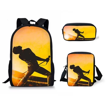 Children School Bags Queen band Bohemian Rhapsody Print Large Shoulder Backpack 3Pcs/set Students Bookbag Kids Custom
Children School Bags Queen band Bohemian Rhapsody Print Large Shoulder Backpack 3Pcs/set Students Bookbag Kids Custom