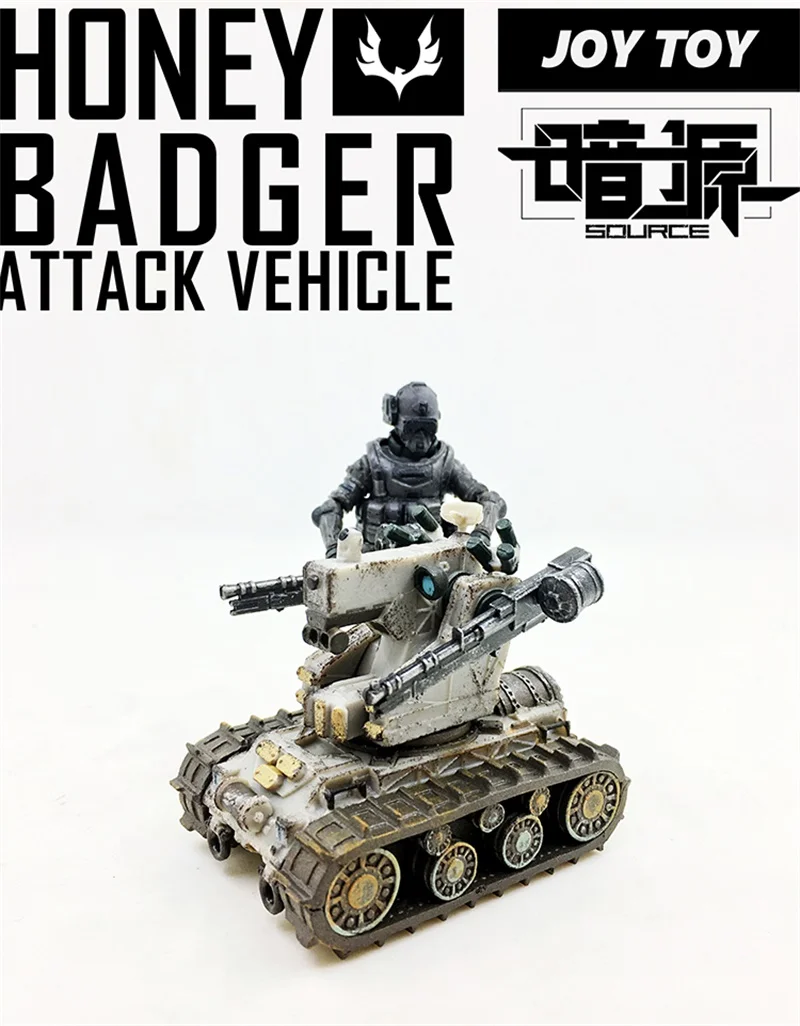 JOYTOY 1/27 Scale The Second Version Model Toy Honey Badger Multifunctional Tool Cart Can Be Assembled As Single Piece Baby
JOYTOY 1/27 Scale The Second Version Model Toy Honey Badger Multifunctional Tool Cart Can Be Assembled As Single Piece Baby