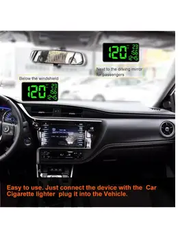 C1090 Car HUD Head Up Display GPS Large Screen Speedometer Hud Display KM/h MPH 6XDB
C1090 Car HUD Head Up Display GPS Large Screen Speedometer Hud Display KM/h MPH 6XDB