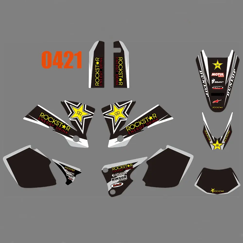 Full Graphics Decals Stickers Kit Custom Number Name Glossy Stickers Waterproof FOR KTM EXC 125 200 250 300 400 450 525 2003
Full Graphics Decals Stickers Kit Custom Number Name Glossy Stickers Waterproof FOR KTM EXC 125 200 250 300 400 450 525 2003