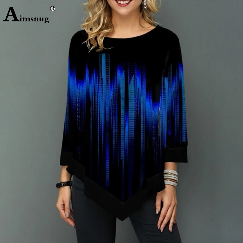 Plus size 4xl 5xl Milk-silk Women New Autumn print Blue Tops Nine Points Sleeve Elasticity Splice Female T-Shirt Casual Loose
Plus size 4xl 5xl Milk-silk Women New Autumn print Blue Tops Nine Points Sleeve Elasticity Splice Female T-Shirt Casual Loose