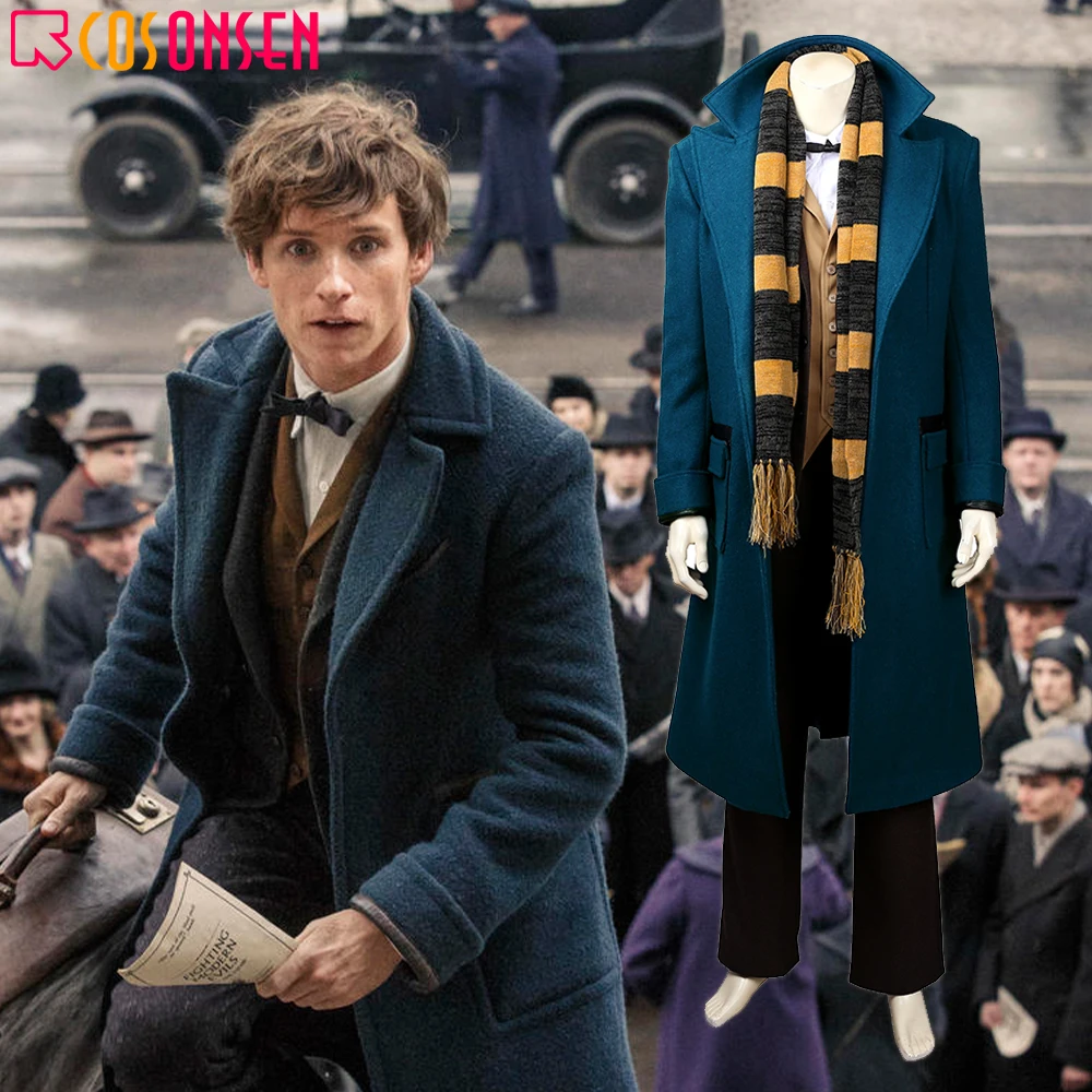 COSPLAYONSEN Fantastic Beasts and Where to Find Them Newt Scamande Cosplay Costume Christmas Magical Wizard Cosplay Suit
COSPLAYONSEN Fantastic Beasts and Where to Find Them Newt Scamande Cosplay Costume Christmas Magical Wizard Cosplay Suit
