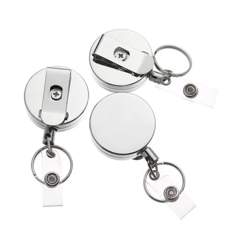 1 PC Badge Reel for Access Card, Retractable Chain Work Card Keychain Coil Testificate ID IC Name Card Holder Anti-Lost Clip
1 PC Badge Reel for Access Card, Retractable Chain Work Card Keychain Coil Testificate ID IC Name Card Holder Anti-Lost Clip