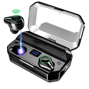 TWS T9 True Wireless Bluetooth Earphones With 7000mAh Charging Box Touch Control IPX7 Waterproof Headsets Power Digital Display
TWS T9 True Wireless Bluetooth Earphones With 7000mAh Charging Box Touch Control IPX7 Waterproof Headsets Power Digital Display
