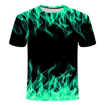 2020 fashion sales Men's New Summer T-shirt With Round Neck Short Sleeve Blue green red purple Flame 3D Printed Top high quality 
2020 fashion sales Men's New Summer T-shirt With Round Neck Short Sleeve Blue green red purple Flame 3D Printed Top high quality
