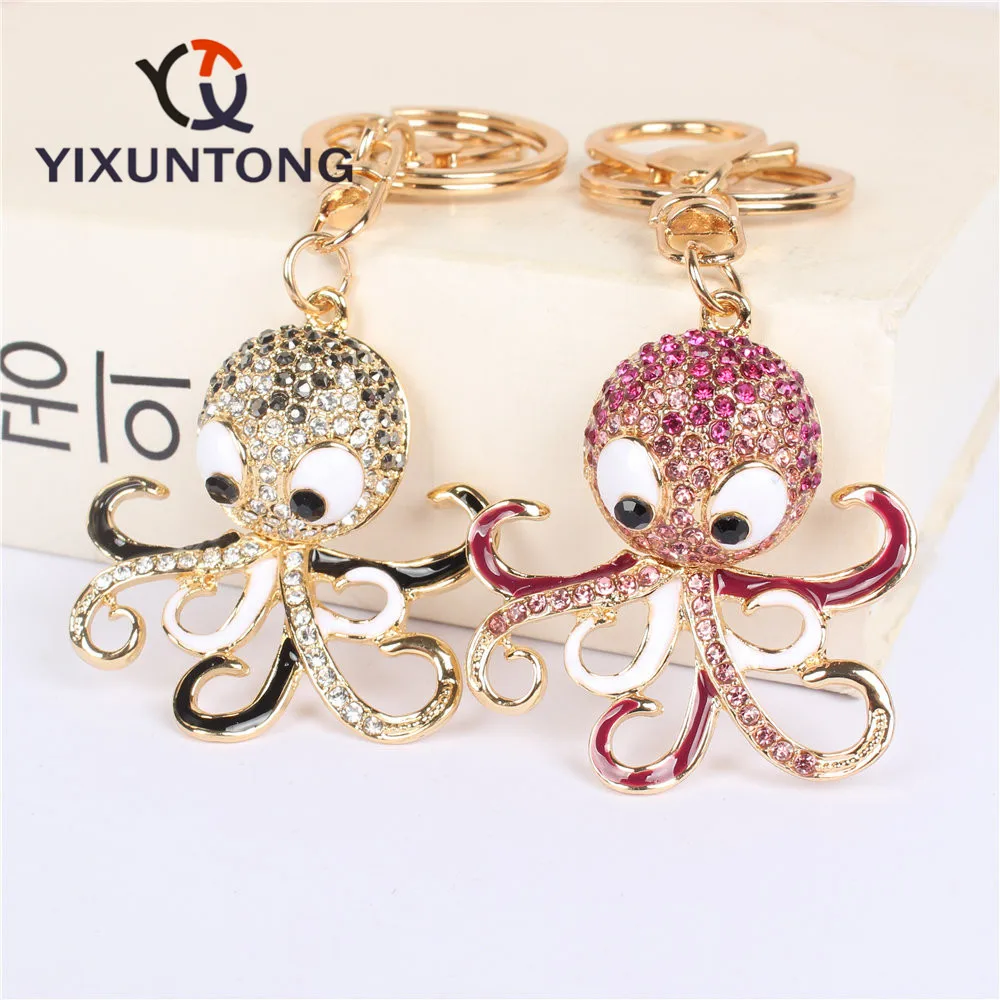 Octopus Fish Key Chain Keyring Rhinestone Crystal Pendant Charm for Handbag Purse Bag Carkey Gift
Octopus Fish Key Chain Keyring Rhinestone Crystal Pendant Charm for Handbag Purse Bag Carkey Gift