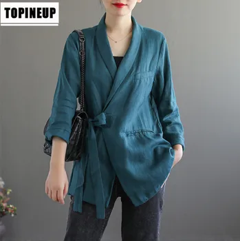 2020 Spring Women's Stylish retro lace-up Solid Color Waist Hugging Loose tops coat female
2020 Spring Women's Stylish retro lace-up Solid Color Waist Hugging Loose tops coat female