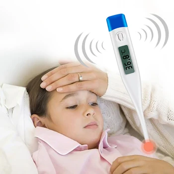 Thermometer Electronic LCD Thermometer Kids Digital Temperature For Children Oral Underarm Adult Fever Temperature Measuring 
Thermometer Electronic LCD Thermometer Kids Digital Temperature For Children Oral Underarm Adult Fever Temperature Measuring
