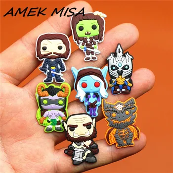 1pcs PVC Cartoon Orcs Shoe Charms Accessories Night elf Croc Shoe Buckle Decorations Shoe Ormaments fit JIBZ Party Kid's Gifts
1pcs PVC Cartoon Orcs Shoe Charms Accessories Night elf Croc Shoe Buckle Decorations Shoe Ormaments fit JIBZ Party Kid's Gifts