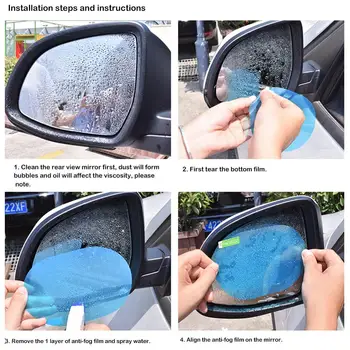 Car Mirror Window Clear Film Anti Dazzle Car Rearview Mirror Protective Film Waterproof Rainproof Anti Fog Car Sticker 2 Pcs/Set
Car Mirror Window Clear Film Anti Dazzle Car Rearview Mirror Protective Film Waterproof Rainproof Anti Fog Car Sticker 2 Pcs/Set