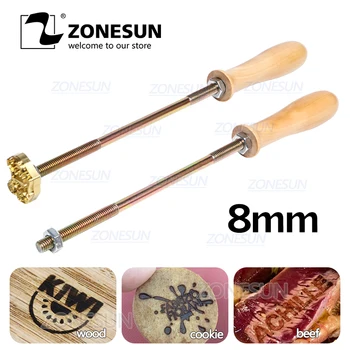 ZONESUN 30cm Brand Handle for Burning Mold Stamp on Cake Cookie Sweets,Iron Brass Mold Burning Handle,Custom Design(M8)
ZONESUN 30cm Brand Handle for Burning Mold Stamp on Cake Cookie Sweets,Iron Brass Mold Burning Handle,Custom Design(M8)