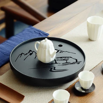 Ceramic Metal Tea Tray Drainage Water Storage Kung Fu Tea Set Room Board Table Black Chinese Tea Cup Ceremony
Ceramic Metal Tea Tray Drainage Water Storage Kung Fu Tea Set Room Board Table Black Chinese Tea Cup Ceremony