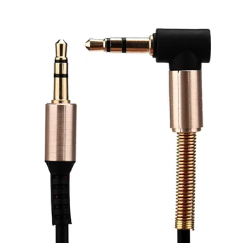 OMESHIN Anti-break high-elastic headphone cable 90 degree elbow spring audio cable 3.5 AUX audio cable HIFI stereo audio cable
OMESHIN Anti-break high-elastic headphone cable 90 degree elbow spring audio cable 3.5 AUX audio cable HIFI stereo audio cable