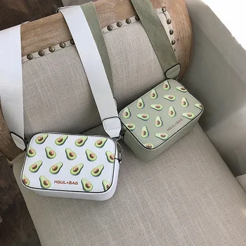 New Fruit Pattern Handbags Small Box Shape Shoulder Bag Strawberry Crossbody Avocado Messenger Bag Fashion Clutch
New Fruit Pattern Handbags Small Box Shape Shoulder Bag Strawberry Crossbody Avocado Messenger Bag Fashion Clutch