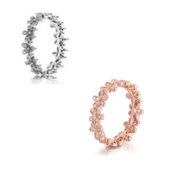 Dazzling Daisy Flower Ring Rose & Clear CZ Woman Rings For Jewelry Making 925 Original Silver Jewelry Make Up Woman Gift Ring
Dazzling Daisy Flower Ring Rose & Clear CZ Woman Rings For Jewelry Making 925 Original Silver Jewelry Make Up Woman Gift Ring