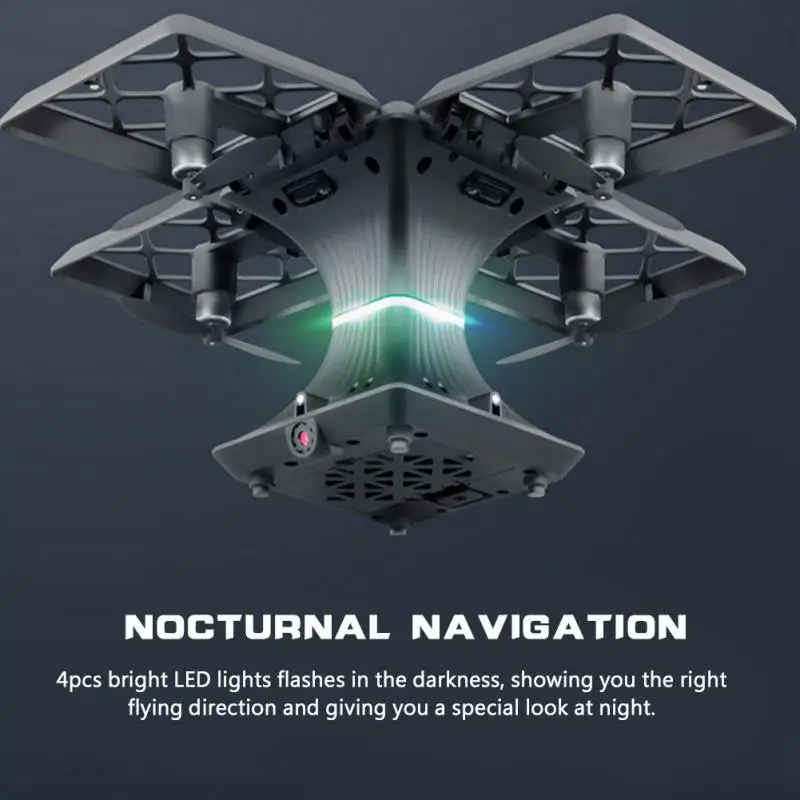 Hot Foldable Mini RC Drone Toys RC Quadcopter Remote Control Model Vehicle Toys With 4Pcs Bright LED Lights One Key Automatic Re
Hot Foldable Mini RC Drone Toys RC Quadcopter Remote Control Model Vehicle Toys With 4Pcs Bright LED Lights One Key Automatic Re
