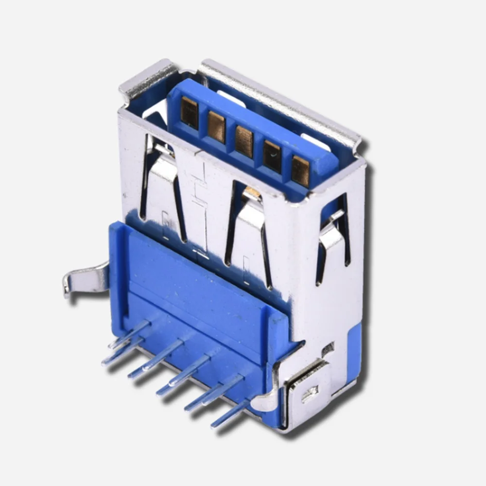 10PCS USB 3.0 Type DIP Type A Female Right Angle 9 Pin DIP Socket Connector 90 degrees
10PCS USB 3.0 Type DIP Type A Female Right Angle 9 Pin DIP Socket Connector 90 degrees