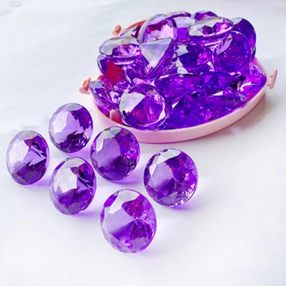 100pcs Faux Diamond Treasure Chest Pirate Acrylic 20MM Crystal Gems Filler Props DIY Party Wedding Proposal Decorations Gift
100pcs Faux Diamond Treasure Chest Pirate Acrylic 20MM Crystal Gems Filler Props DIY Party Wedding Proposal Decorations Gift