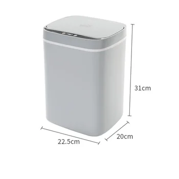 kitchen Smart induction open trash can kitchen living room bedroom bathroom waterproof charging simple trash can large office
kitchen Smart induction open trash can kitchen living room bedroom bathroom waterproof charging simple trash can large office