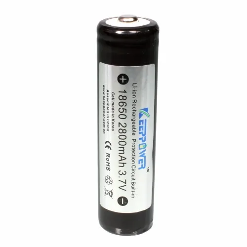 Аккумулятор Li Ion защищенный 18650 KeepPower (Samsung ICR18650 28A) 2800мАч 3 7В|Аккумуляторы| |