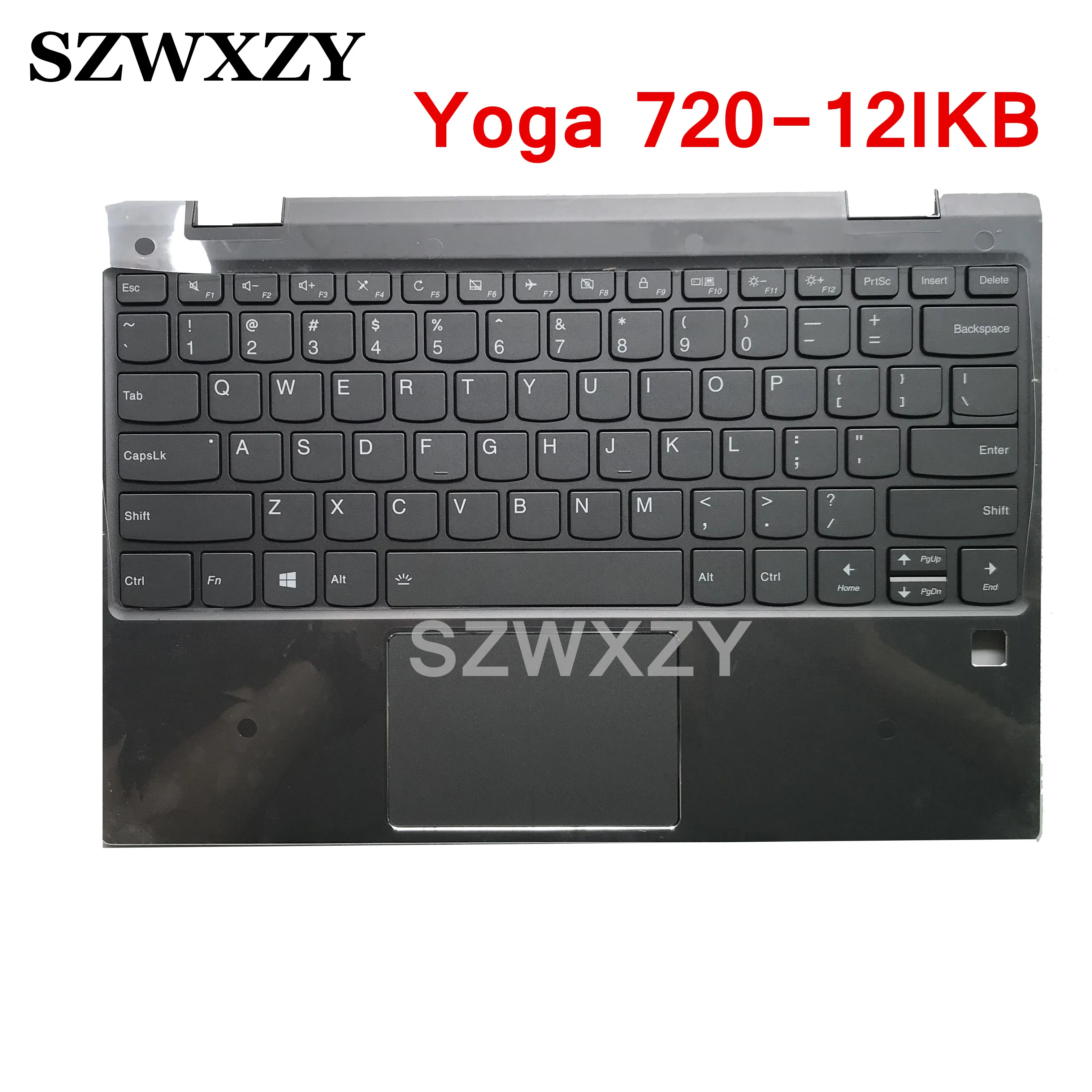 NEW For Lenovo Yoga 720-12IKB Laptop Upper Case US layout backlight keyboard Palmrest with Touchpad
NEW For Lenovo Yoga 720-12IKB Laptop Upper Case US layout backlight keyboard Palmrest with Touchpad
