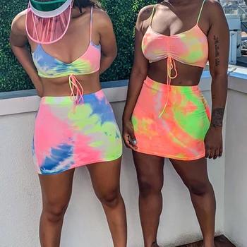 Women Bodycon Sleeveless Crop Top with Skirt Fashion for Summer Beach Party BMF88
Women Bodycon Sleeveless Crop Top with Skirt Fashion for Summer Beach Party BMF88