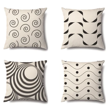 Black and White Geometric Decorative Pillowcases Throw Pillow Case Striped Geometric Pillowcase
Black and White Geometric Decorative Pillowcases Throw Pillow Case Striped Geometric Pillowcase