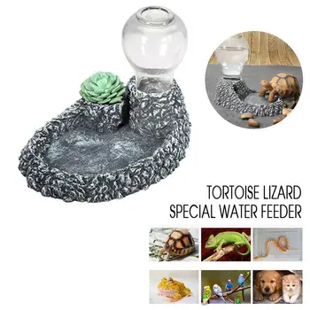 Glass Bottle Resin Snake Water Dispenser Novel Water Feeding Device Tortoises Practical Durable Convenient Tortoise Autodrinker
Glass Bottle Resin Snake Water Dispenser Novel Water Feeding Device Tortoises Practical Durable Convenient Tortoise Autodrinker