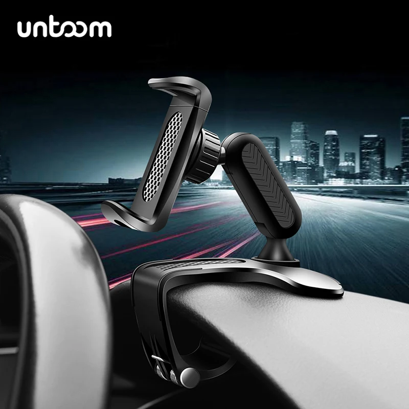 

Universal Car Dashboard Sunshade Baffle Rear View Mirror Phone Holder 360 Degree Rotate Phone Stands in Car GPS Navigation Mount