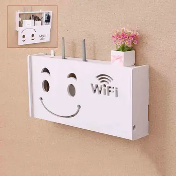 Wireless Wifi Router shelf Storage Box PVC panel Shelf Wall Hanging Plug Board Bracket Cable Storage Organizer Home Decor 3 Size
Wireless Wifi Router shelf Storage Box PVC panel Shelf Wall Hanging Plug Board Bracket Cable Storage Organizer Home Decor 3 Size