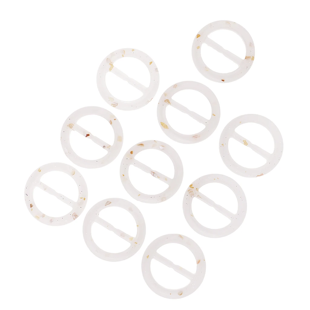 10 Pieces 30mm Resin Smoothly Fashion Scarf Clips Rings for Neckerchief 10 Pieces 30mm Resin Smoothly Fashion Scarf Clips Rings for Neckerchief