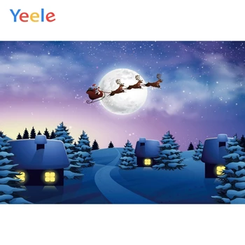 Christmas Santa Claus Elk Moon Cloud Tree Baby birthday Backdrop Photography Custom Photographic Background For Photo Studio
Christmas Santa Claus Elk Moon Cloud Tree Baby birthday Backdrop Photography Custom Photographic Background For Photo Studio