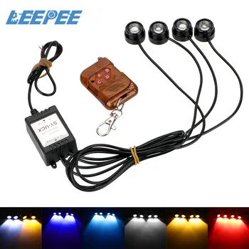 LEEPEE Car Daytime Running Light Emergency Warning Strobe Flash Light 12V 4 in 1 LED Car Eagle Eye Light Wireless Remote Control
LEEPEE Car Daytime Running Light Emergency Warning Strobe Flash Light 12V 4 in 1 LED Car Eagle Eye Light Wireless Remote Control