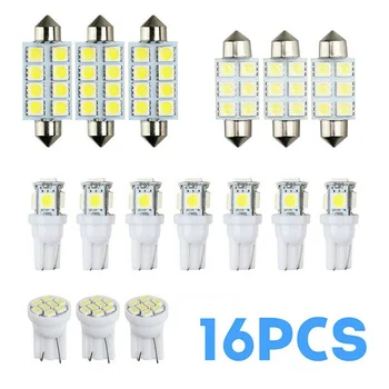 16pcs/Set Car Taillight 6500K Bright White LED Lamp Bulb Interior Light Kit
16pcs/Set Car Taillight 6500K Bright White LED Lamp Bulb Interior Light Kit