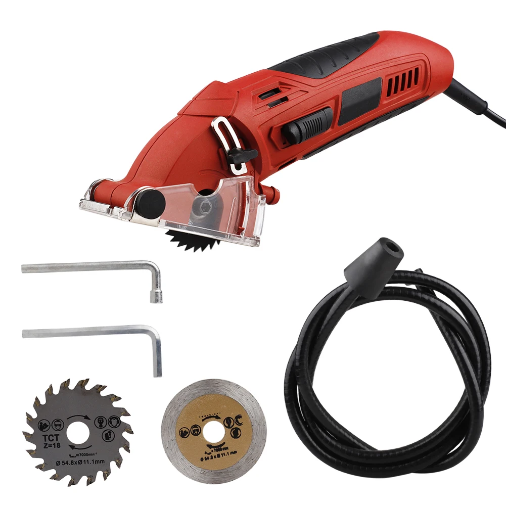 Portable Multi Functional Mini Electric Saw Set Circular Wood Saw Metal with 3pcs Blades Outdoor Camping Activity Power Tools
Portable Multi Functional Mini Electric Saw Set Circular Wood Saw Metal with 3pcs Blades Outdoor Camping Activity Power Tools