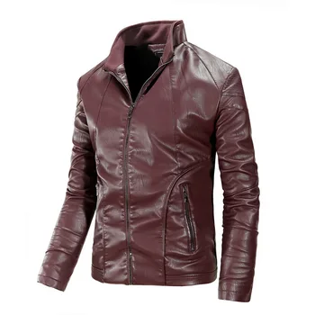 COCO 2020 leather jacket young men joining together cultivate one's morality leisure pure color fur collar 
COCO 2020 leather jacket young men joining together cultivate one's morality leisure pure color fur collar