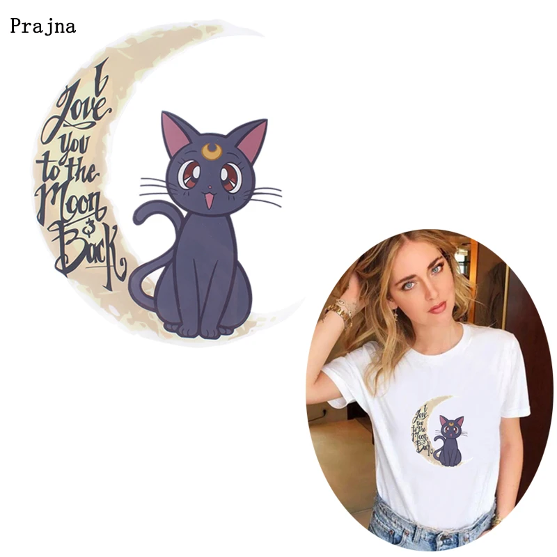 Prajna Lovely Cat Animal Stickers Applique Iron On Transfers Vinyl Heat Transfer Ironing Thermal Stickers On Kids T-shirt Decor
Prajna Lovely Cat Animal Stickers Applique Iron On Transfers Vinyl Heat Transfer Ironing Thermal Stickers On Kids T-shirt Decor