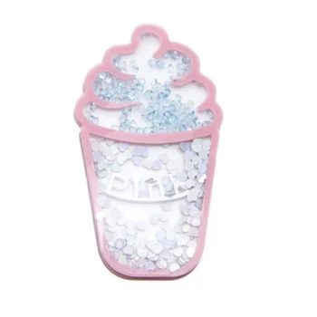 David accessori Cute Quicksand Icecream Acrylic Resin Shaker with Flowing Sequins DIY Make Hair Clip Accessories Craft,1Yc9551
David accessori Cute Quicksand Icecream Acrylic Resin Shaker with Flowing Sequins DIY Make Hair Clip Accessories Craft,1Yc9551