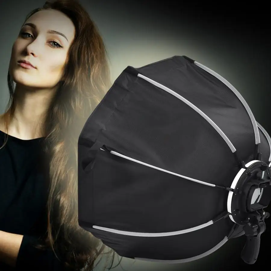 TRIOPO studio light KS65 65cm Portable Universal Folding Flash Flashlight Softbox for Camera Top Flashlight flash estudio
TRIOPO studio light KS65 65cm Portable Universal Folding Flash Flashlight Softbox for Camera Top Flashlight flash estudio
