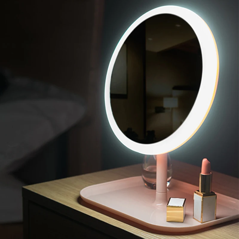 New Makeup Mirror with Rechargable Cosmetic Mirror with Touch Dimmer Switch Battery Operated Stand for Tabletop Bathroom Travel
New Makeup Mirror with Rechargable Cosmetic Mirror with Touch Dimmer Switch Battery Operated Stand for Tabletop Bathroom Travel