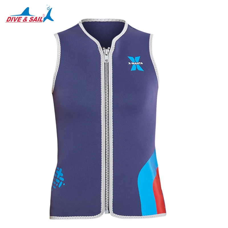 Dive&Sail Women's 3mm Neoprene Wetsuit Vest Sleeveless Tops Dive Diving Vest Scuba Surf Snorkeling Wet Suits with Front Zipper
Dive&Sail Women's 3mm Neoprene Wetsuit Vest Sleeveless Tops Dive Diving Vest Scuba Surf Snorkeling Wet Suits with Front Zipper