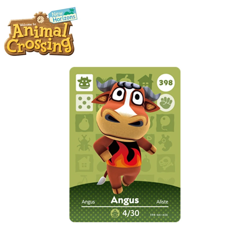 398 Angus Amiibo Animal Crossing Card Series 4 Animal Crossing New Horizons Amiibo Villagers angus Card
398 Angus Amiibo Animal Crossing Card Series 4 Animal Crossing New Horizons Amiibo Villagers angus Card